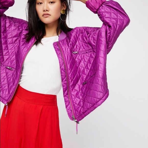 Free People Jackets & Blazers - Free People 🌿 Easy Quilted Bomber Jacket S NWOT